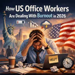 US Office Workers at Breaking Point: The Burnout Crisis Reshaping Work in 2026